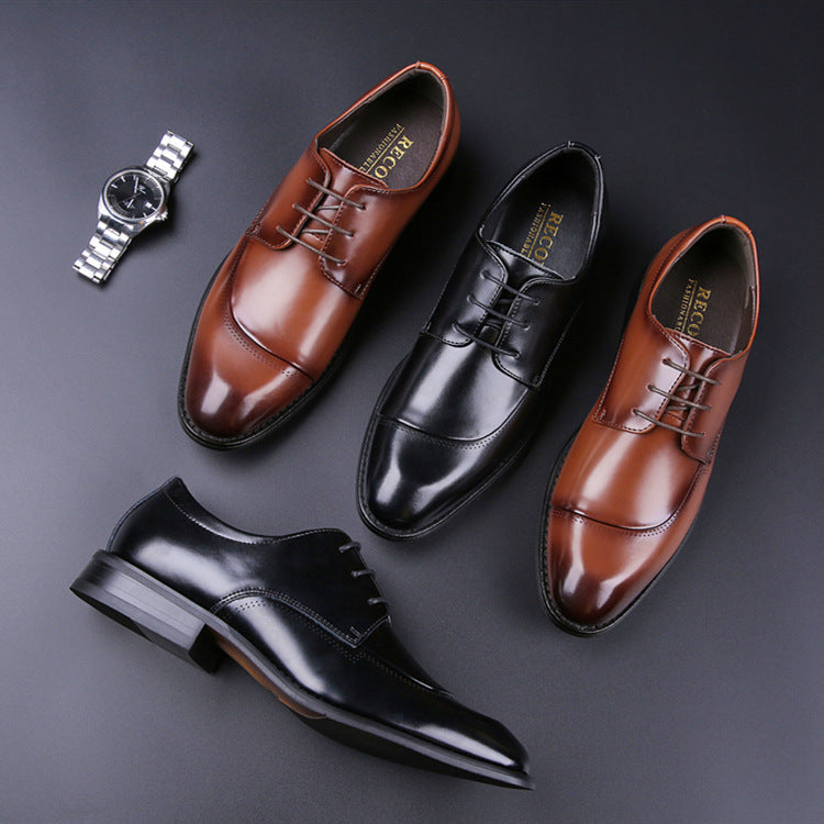 Men's Leather Cross-border Japanese Men's Leather Shoes