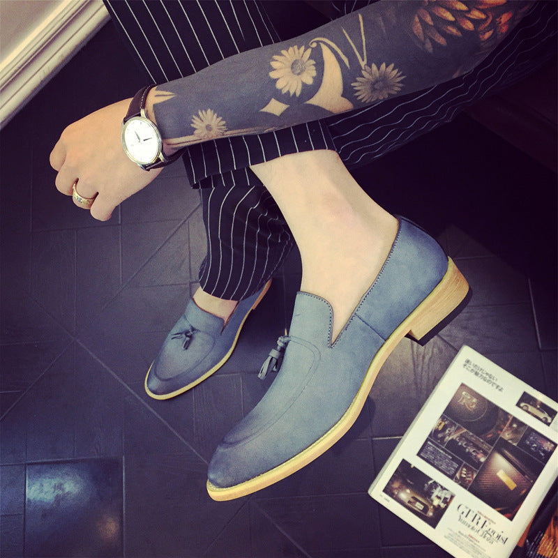 Men's casual shoes fashion men's leather loafers