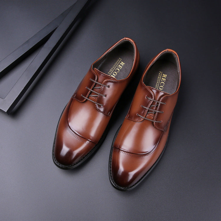 Men's Leather Cross-border Japanese Men's Leather Shoes