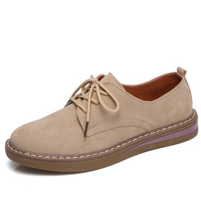 Flat-bottomed casual shoes British small leather shoes